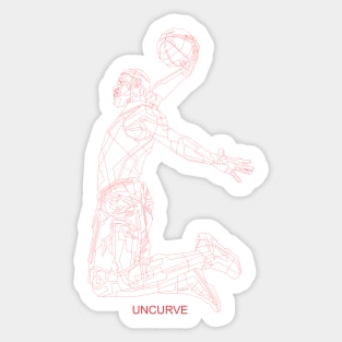 Slam Dunk in UNCURVE Sticker